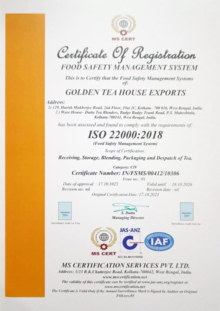 Certificate_ISO 22000_2018